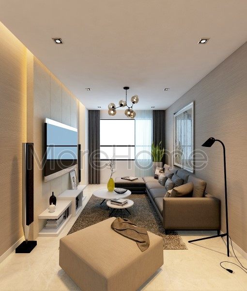 Thiết kế nội thất phòng khách căn hộ Lexington